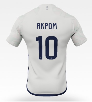 Ajax Chuba Akpom #10 Udebanetrøje 2023-24 Kort ærmer